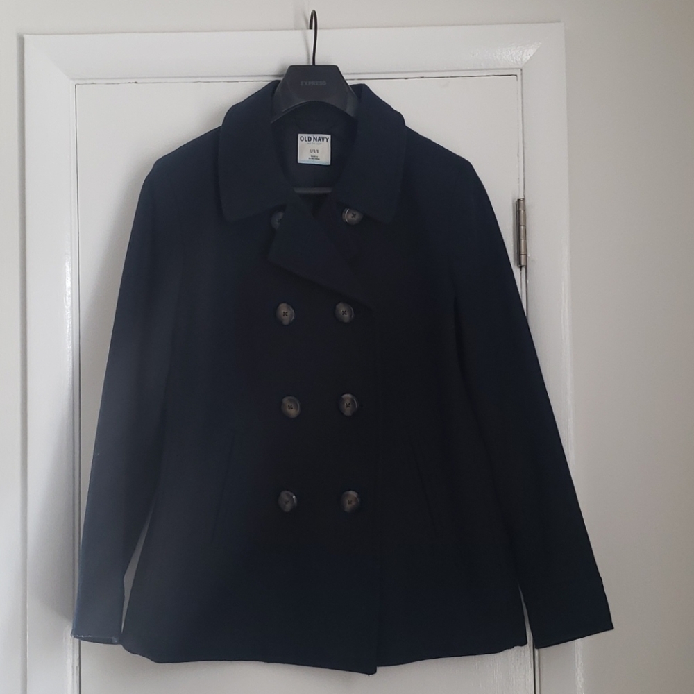 Old Navy Women's Wool Pea Coat size Large